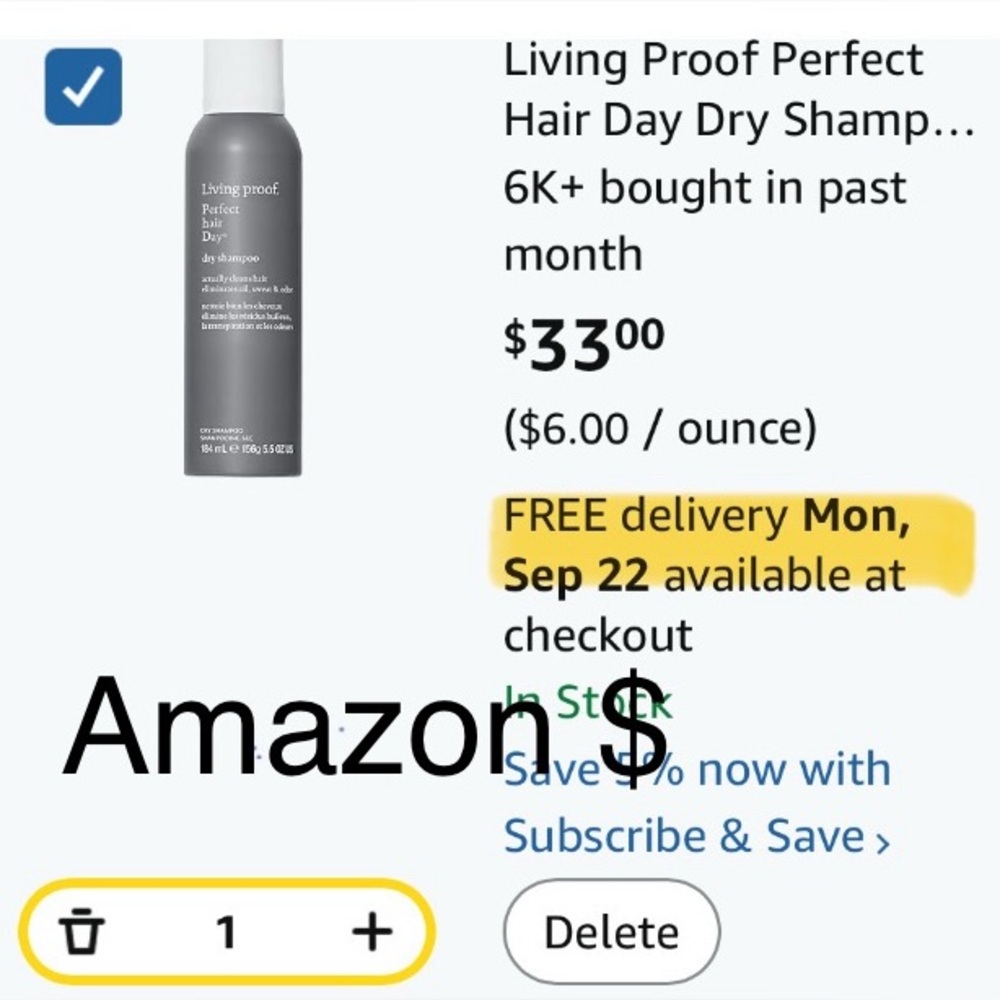 Living Proof Dry Shampoo x 3 - Picture 5 of 6